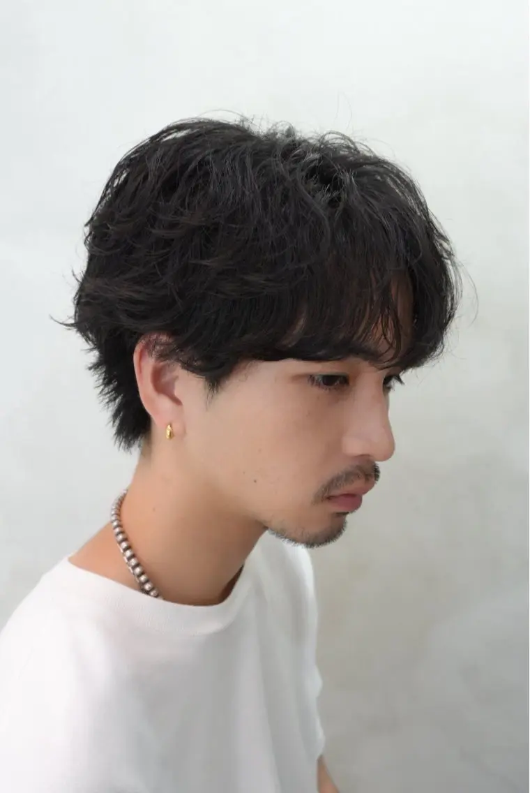 パーマ メンズ メンズパーマ 韓国風シャドウパーマ /特化廣田歩のヘアスタイル