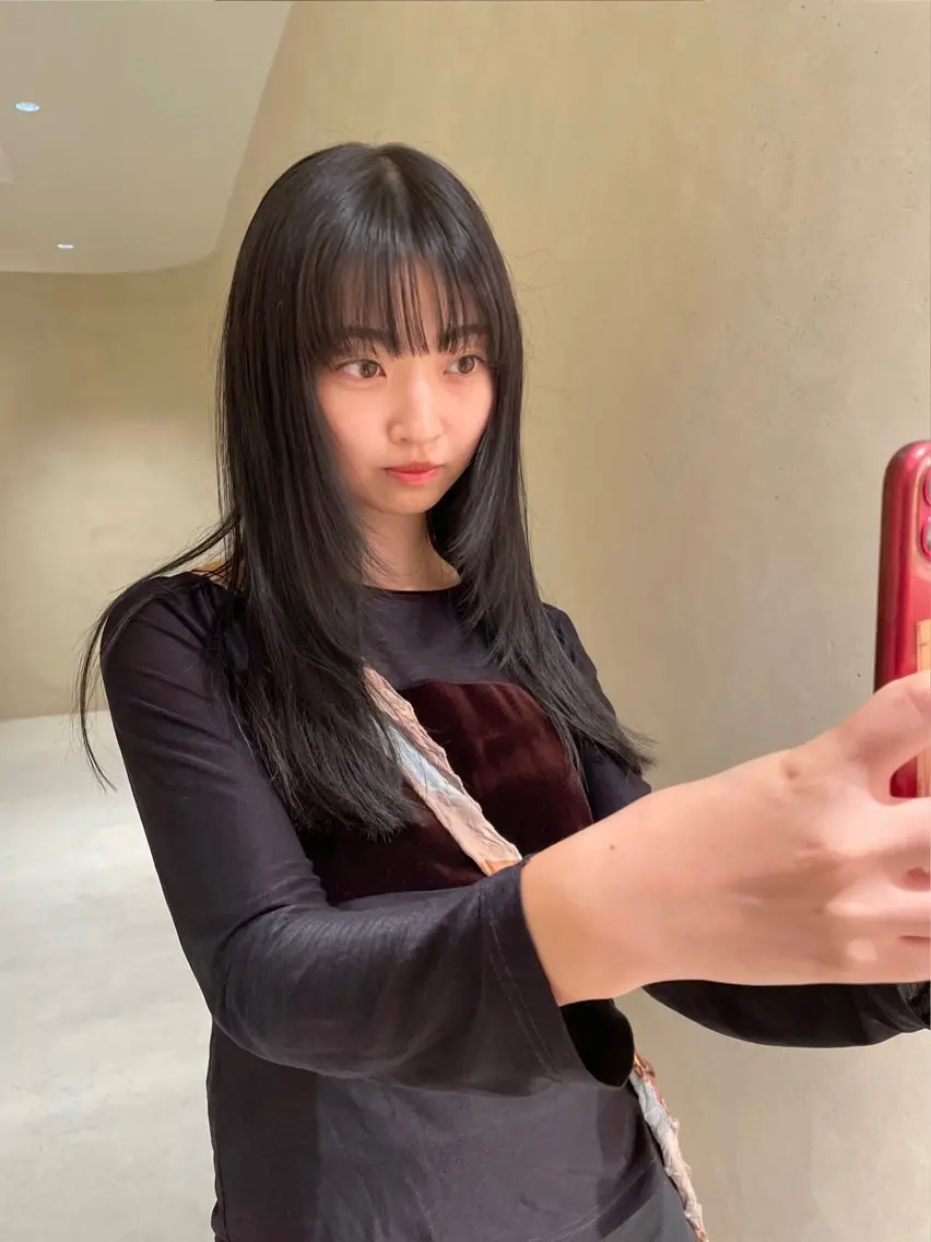 ロング ロングレイヤー レイヤーカット ロング 森田 博樹のヘアスタイル