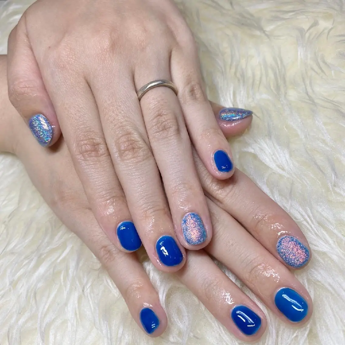 ネイル ミラーネイル ハンドネイル Nail&eye Belire 新宿のネイルデザイン