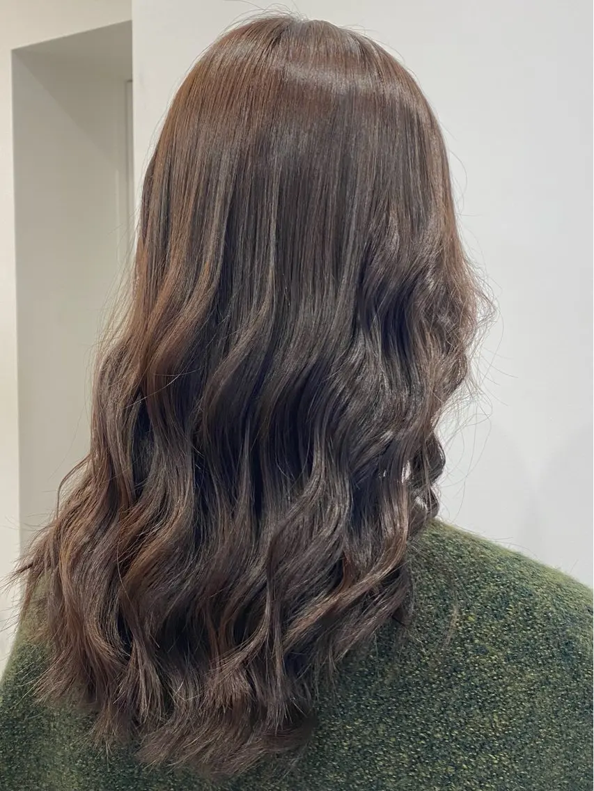 ミディアム カラー カット ヘアカラー トリートメント mari 🦋のヘアスタイル