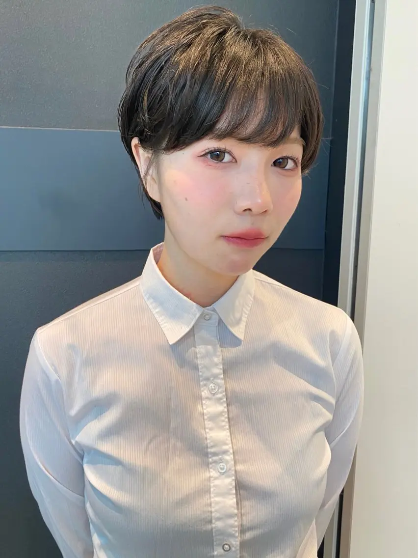 ショート カラー パーマ カット パーマ mai / linoah˚✧のヘアスタイル
