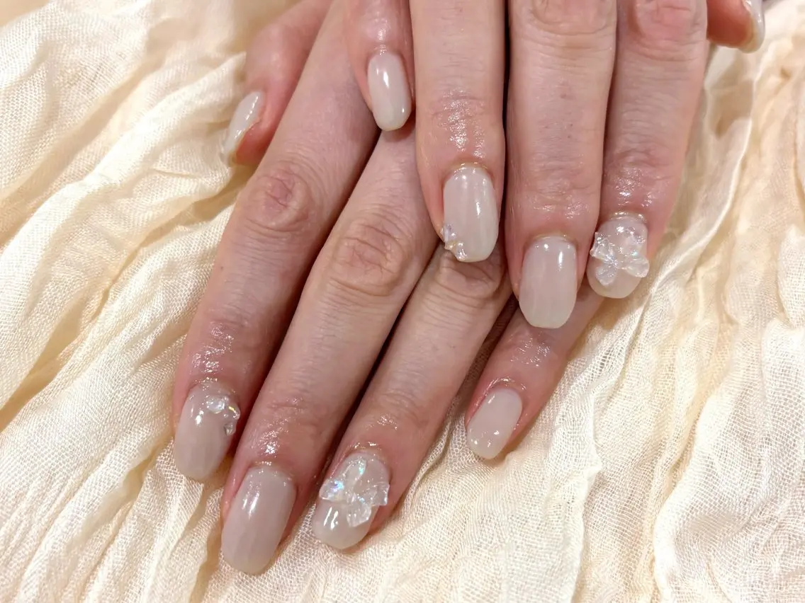 ネイル ハンドネイル Lino中目黒 🎀 パラジェルのネイルデザイン