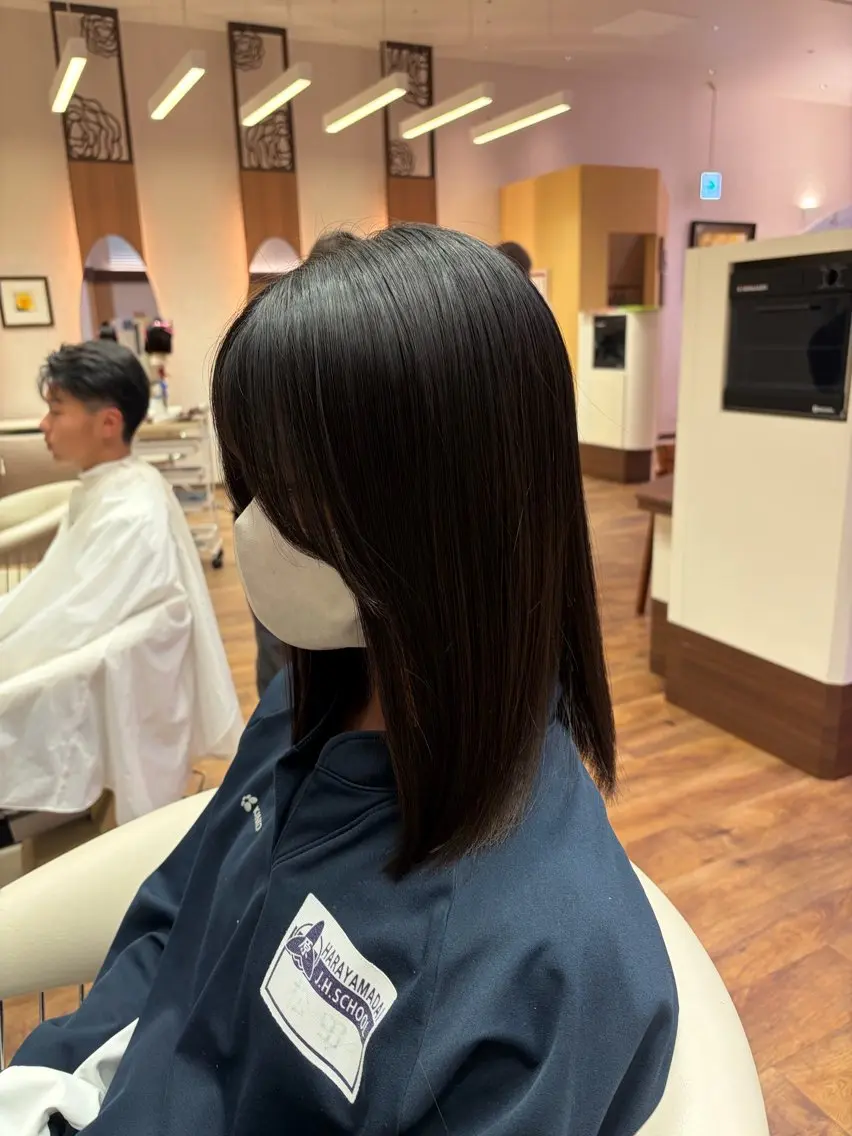 ミディアム やまもと かこのヘアスタイル