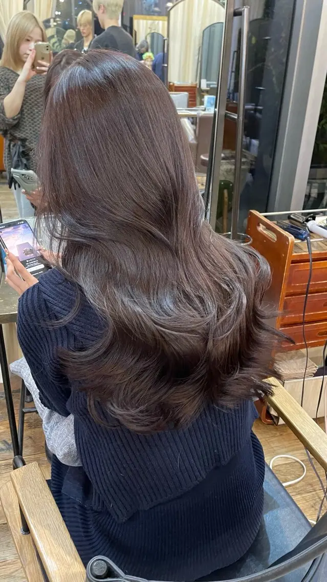 ロング ヘアカラー miko🧚‍♀️/ 艶カラー/銀座のヘアスタイル