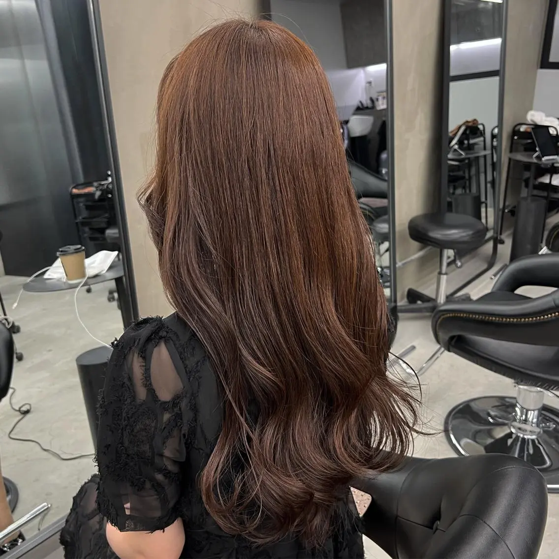 ロング カット ヘアカラー よしのり genieeのヘアスタイル