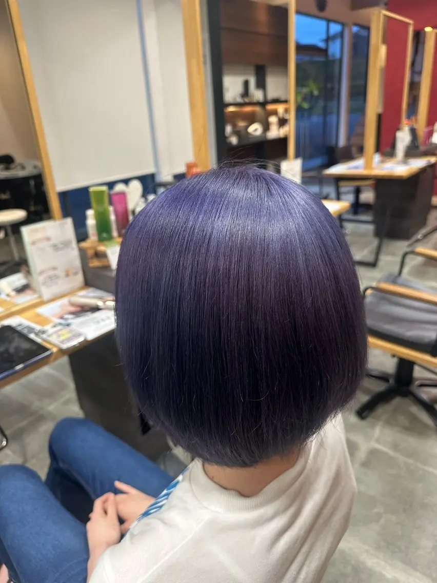 カラー 森本 美音のヘアスタイル