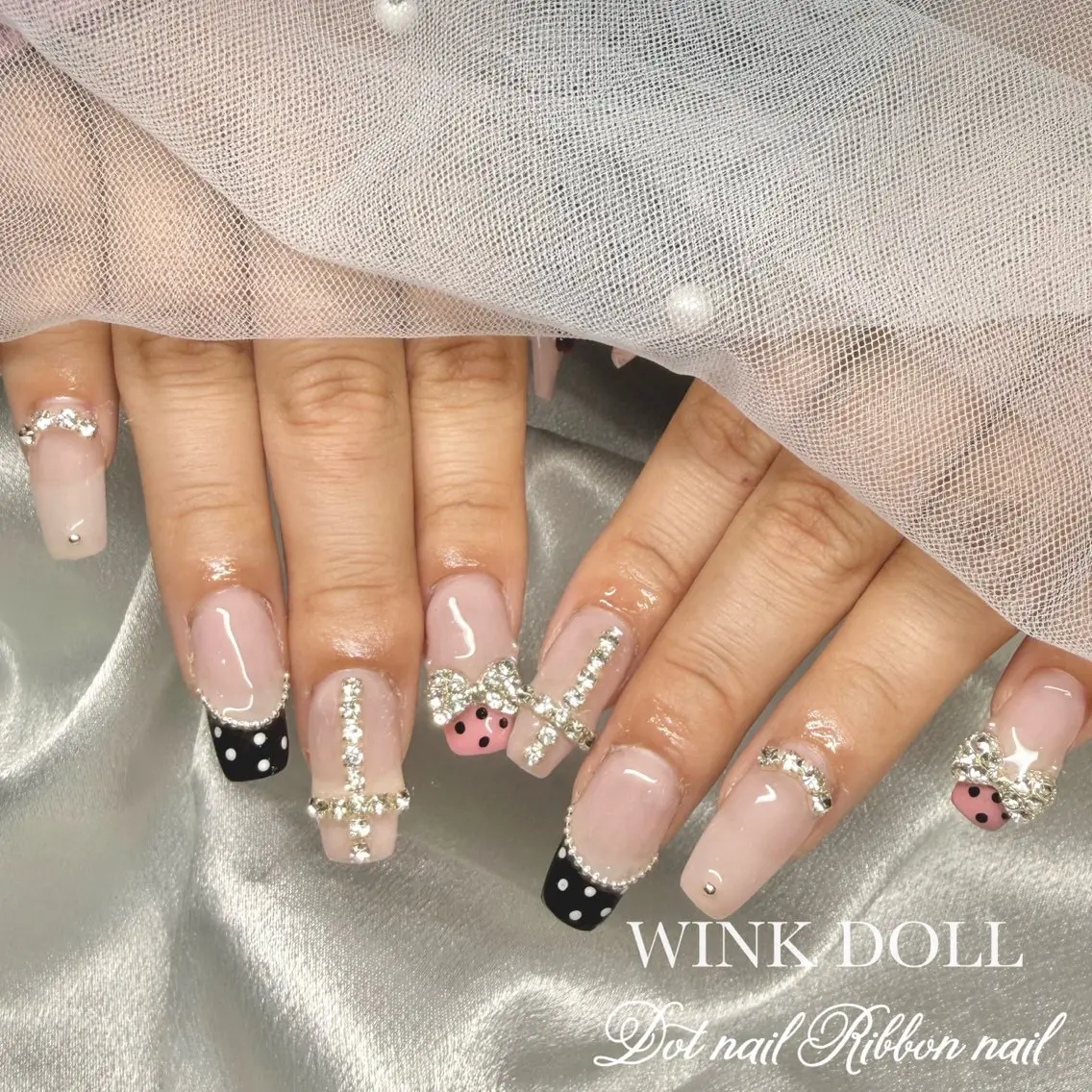 ネイル ハンドネイル WINK DOLL 🌹RIANのネイルデザイン