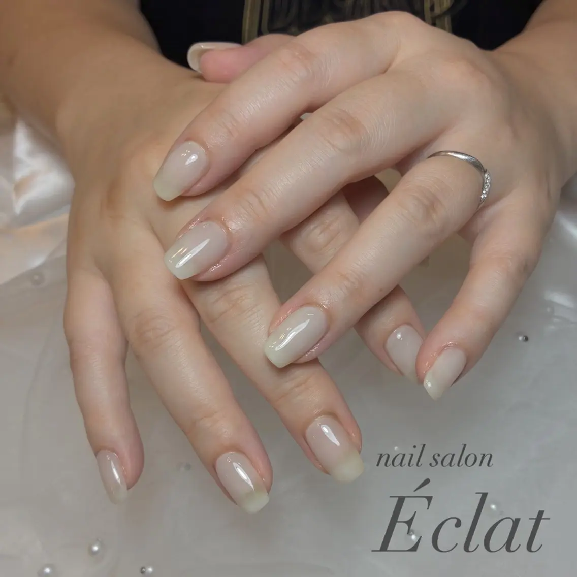 ネイル ワンカラーネイル ハンドネイル nail salon Éclatのネイルデザイン