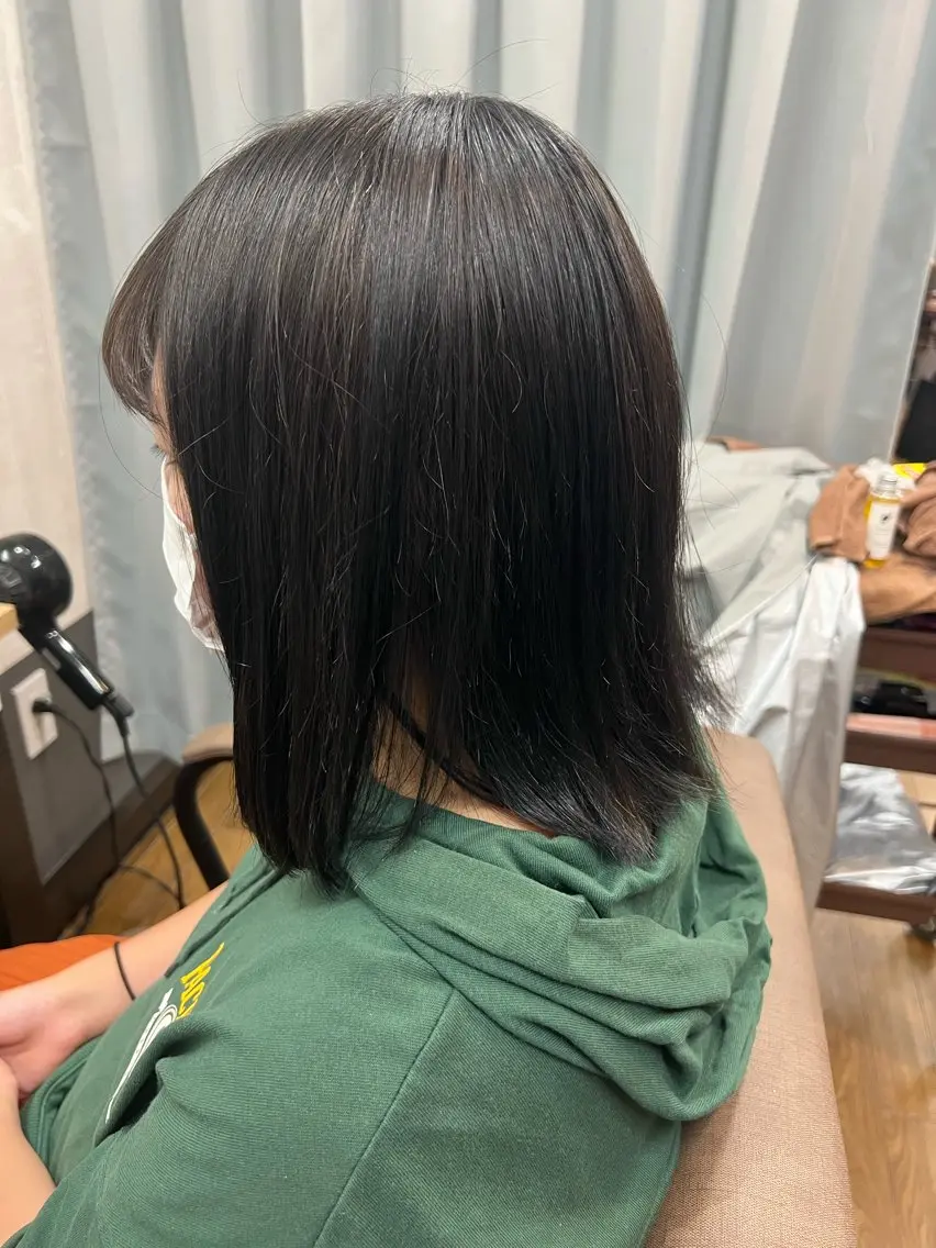 ミディアム カット ヘアカラー トリートメント TELA HAIR 幕張本郷店 千尋のヘアスタイル
