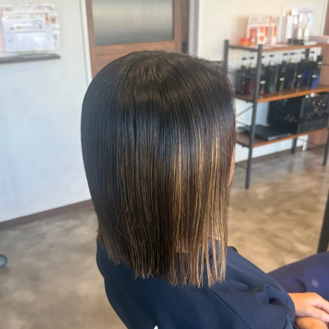 ミディアム 切りっぱなしボブ ボブ カットモデル募集中 /江利川紫音のヘアスタイル