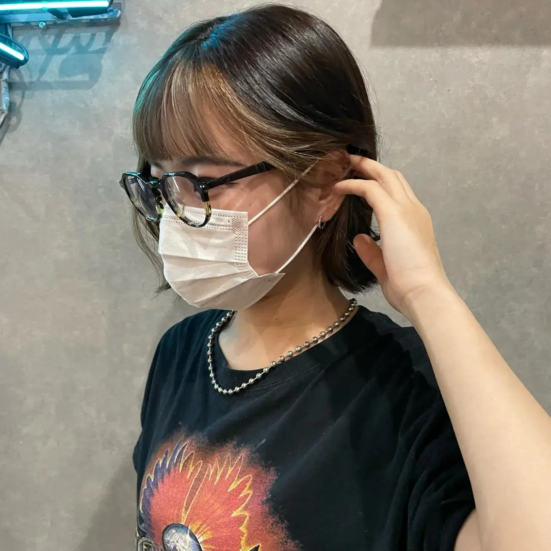 ショート カラー はちすか るかのヘアスタイル