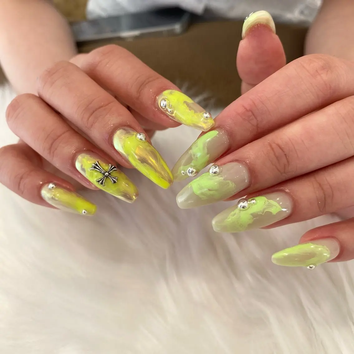 ネイル 持ち込み シルバー 🥀たなか れね🍋のマツエク・マツパデザイン