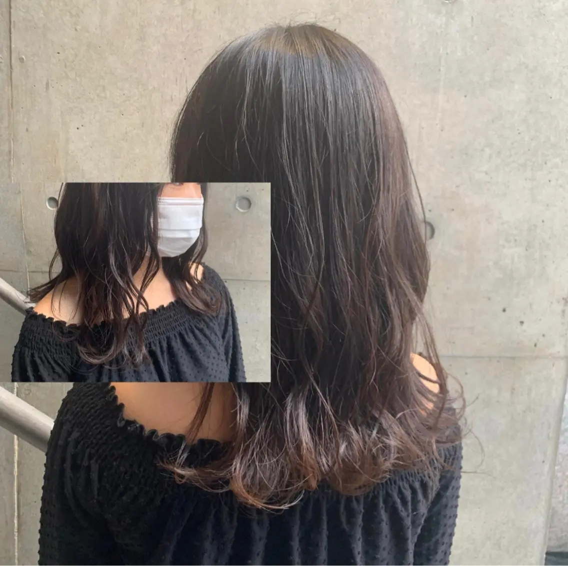 ロング カラー ヘアアレンジ 七原 海夕のヘアスタイル
