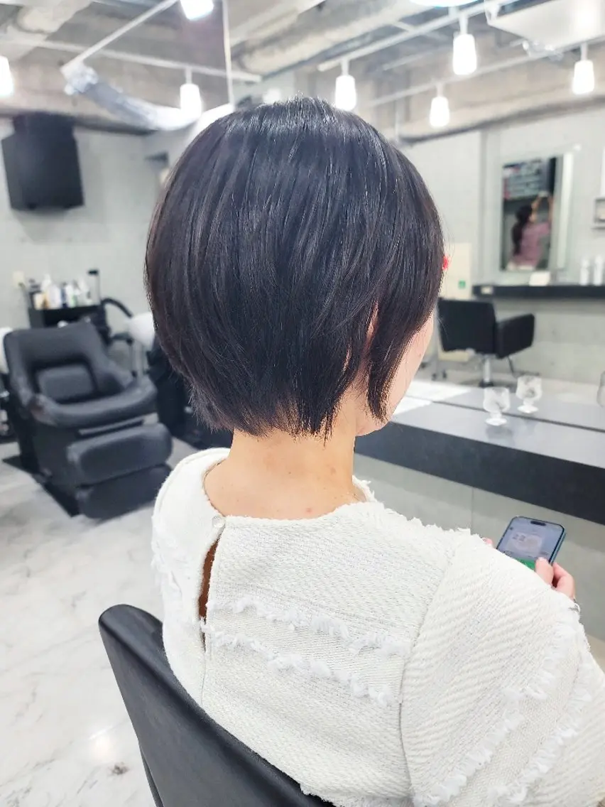 ショート ショートボブ ボブ ショートヘア ❇️安達 優心❇️ レイヤー/艶髪特化のヘアスタイル