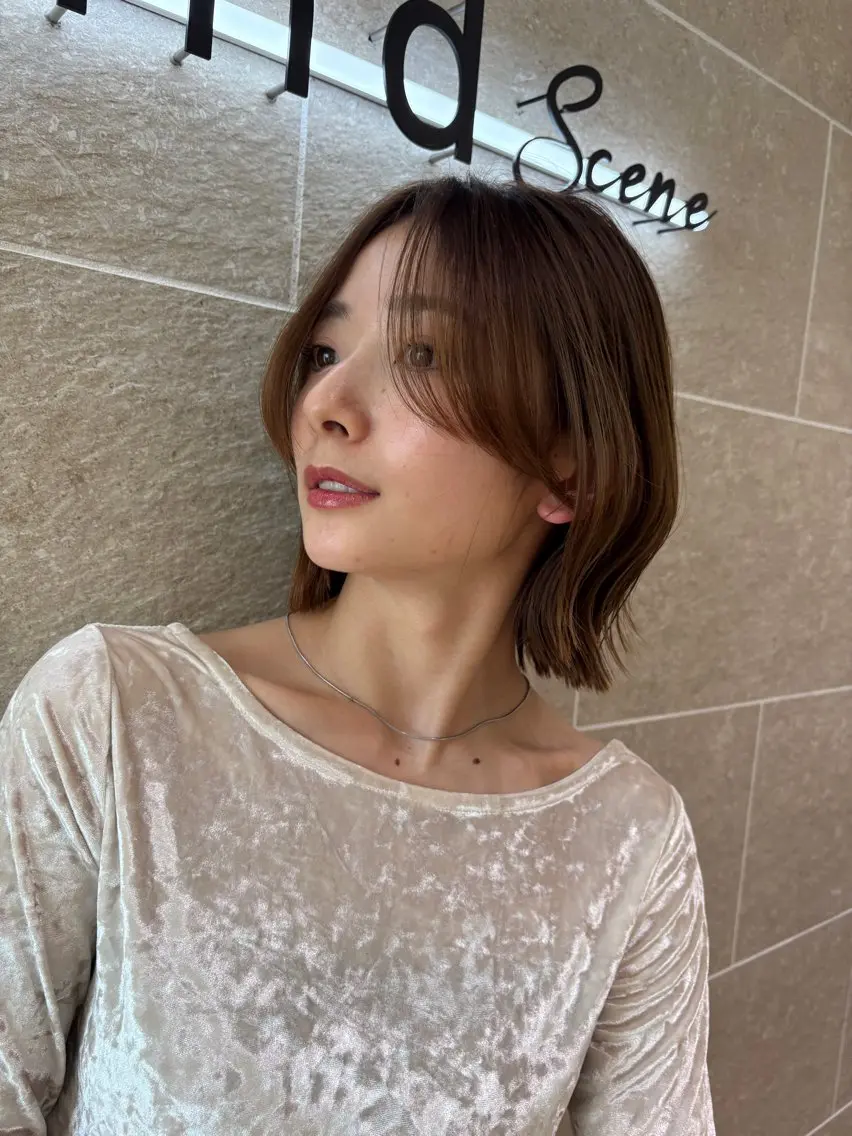 ショート カット トリートメント レイヤー/ボブ特化 横浜/伊藤　怜のヘアスタイル