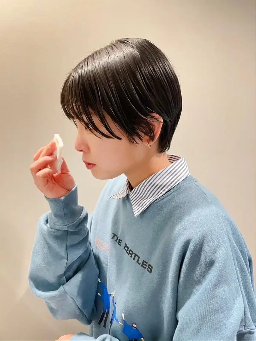 ショート レディースパーマ モデル募集RIKOのヘアスタイル