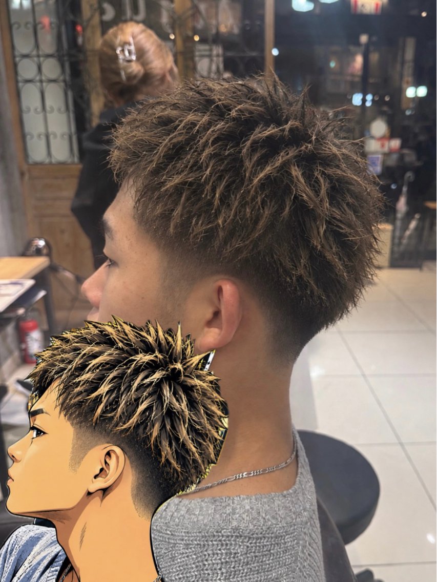 パーマ メンズ カット ヘアカラー 💥メンズパーマ特化 💥店長TERUKIのヘアスタイル