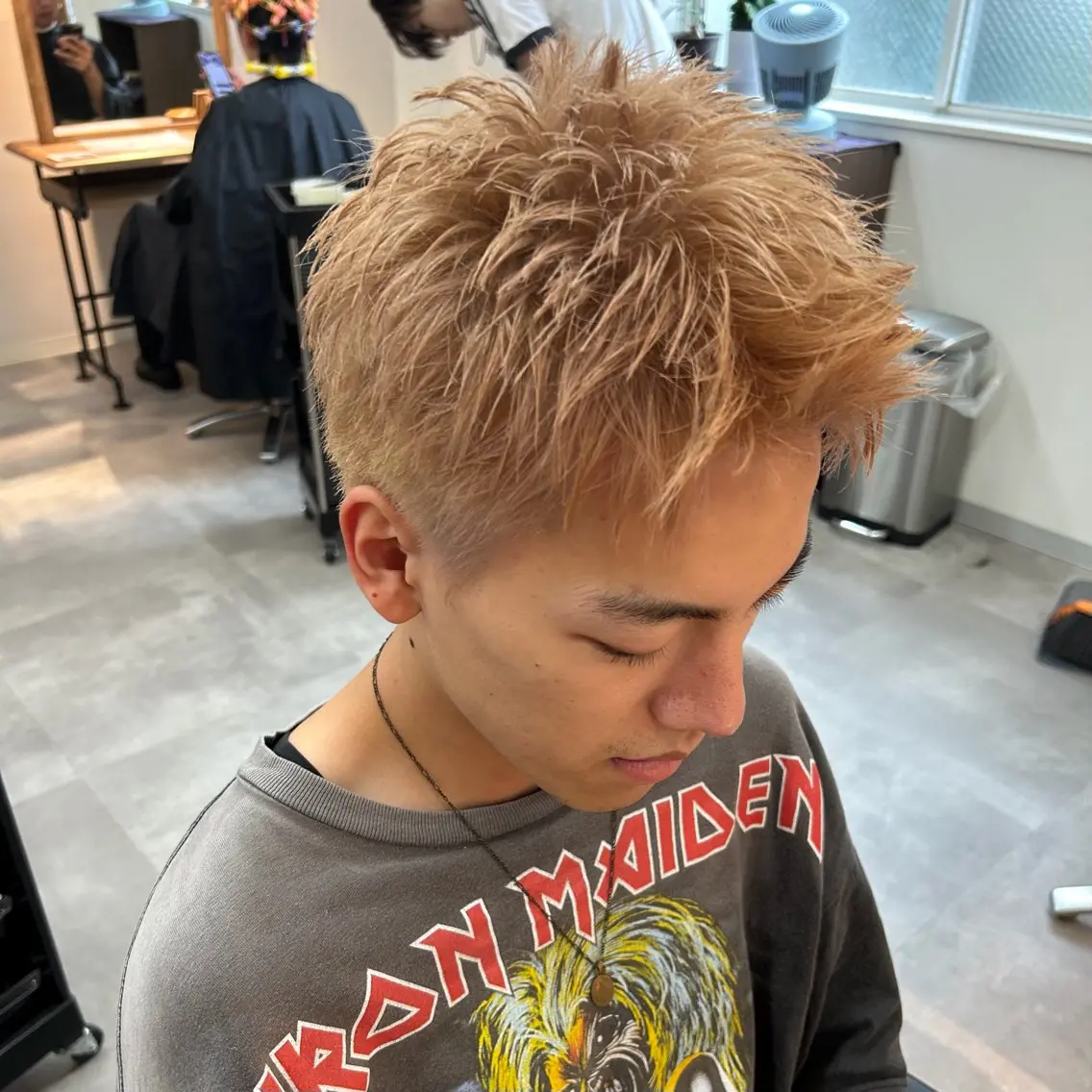 【🍯ブリーチありヘアカラー🍯】メンズカット+ブリーチオンカラー[メンズカラー/ブリーチカラー/メンズカット]の写真