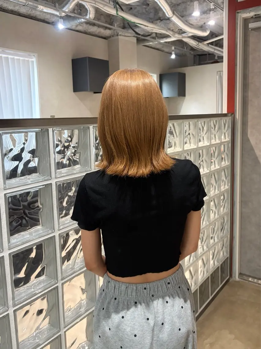 ミディアム ヘアカラー トリートメント Uni. wakabaのヘアスタイル