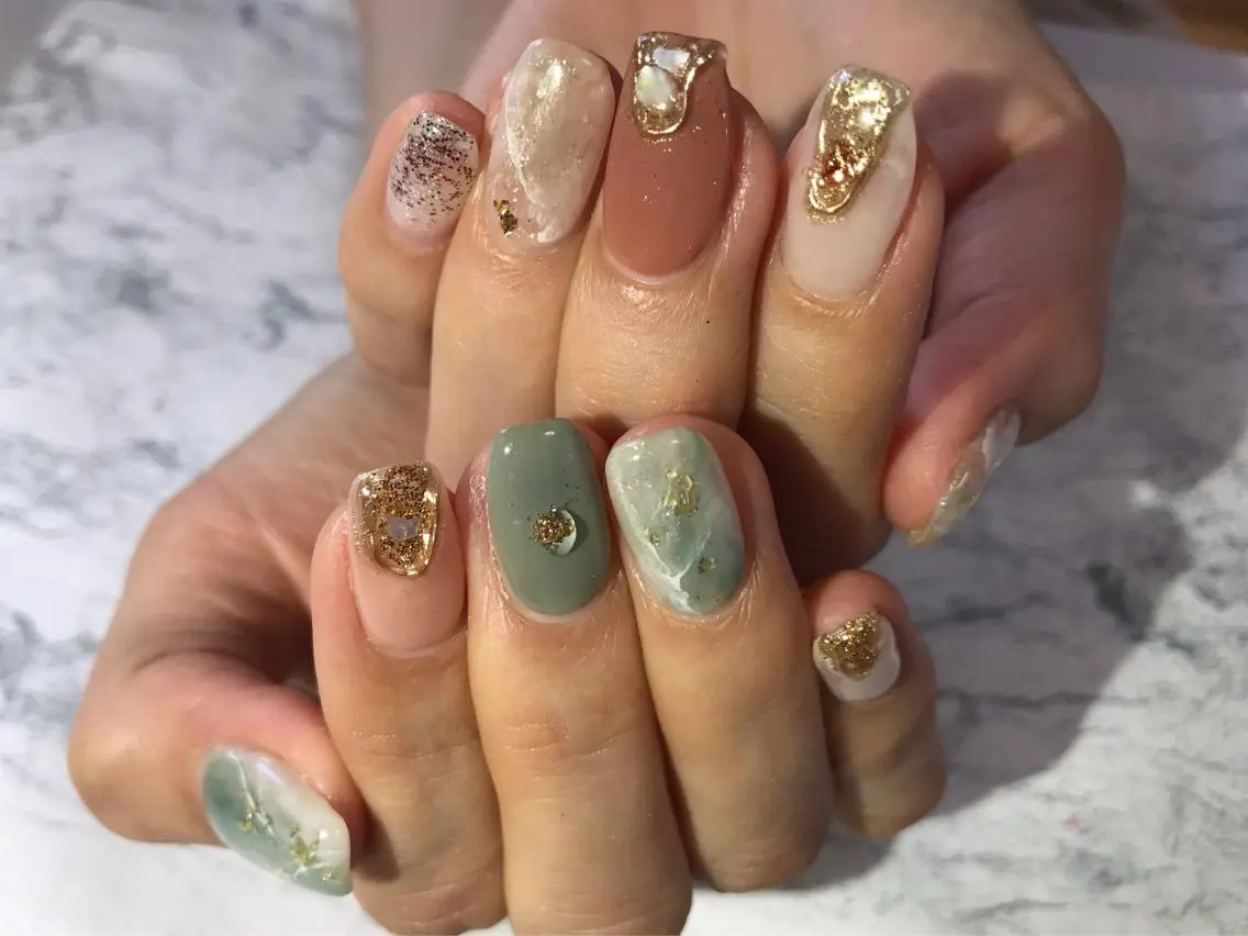 ネイル フットネイル ニュアンスネイル シンプルネイル 春ネイル 夏ネイル nail fufla ♡yamane♡のネイルデザイン