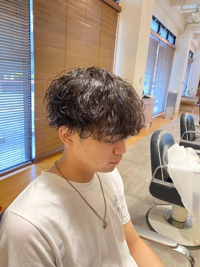 パーマ メンズ カット 西出 Nishideのヘアスタイル