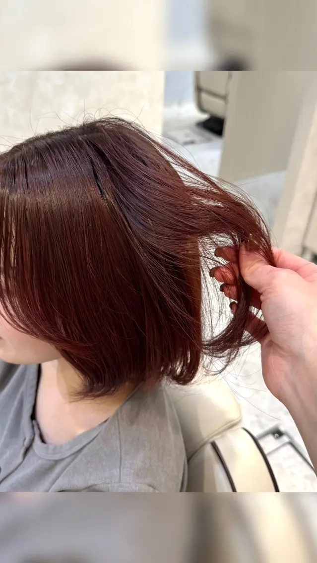 ブリーチなしダブルカラー+トリートメントの写真