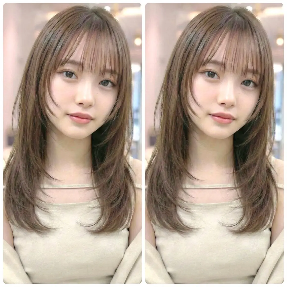 ロング レイヤーカット カット トリートメント 2ヵ月先までまとまる レイヤー🫧若葉🪞のヘアスタイル