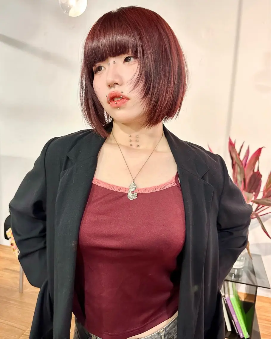 ショート カット ヘアカラー トリートメント ウルフ/レイヤー/ 渋谷🔮Yudaiのヘアスタイル