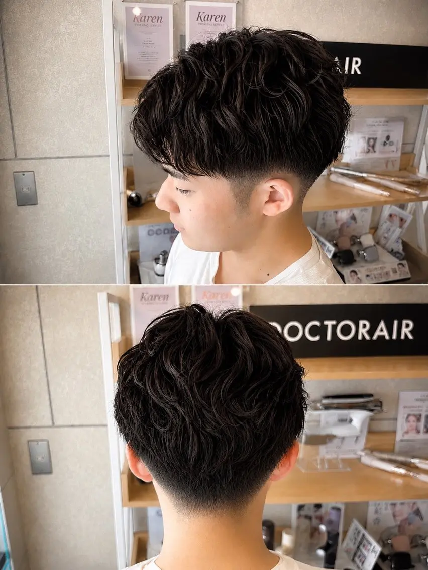 パーマ メンズ メンズ特化 美花のヘアスタイル