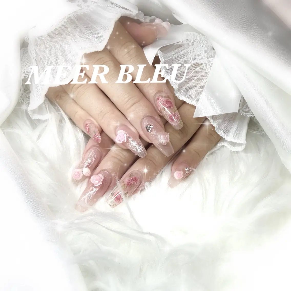 ネイル ハンドネイル MEER BLEU Junnaのネイルデザイン