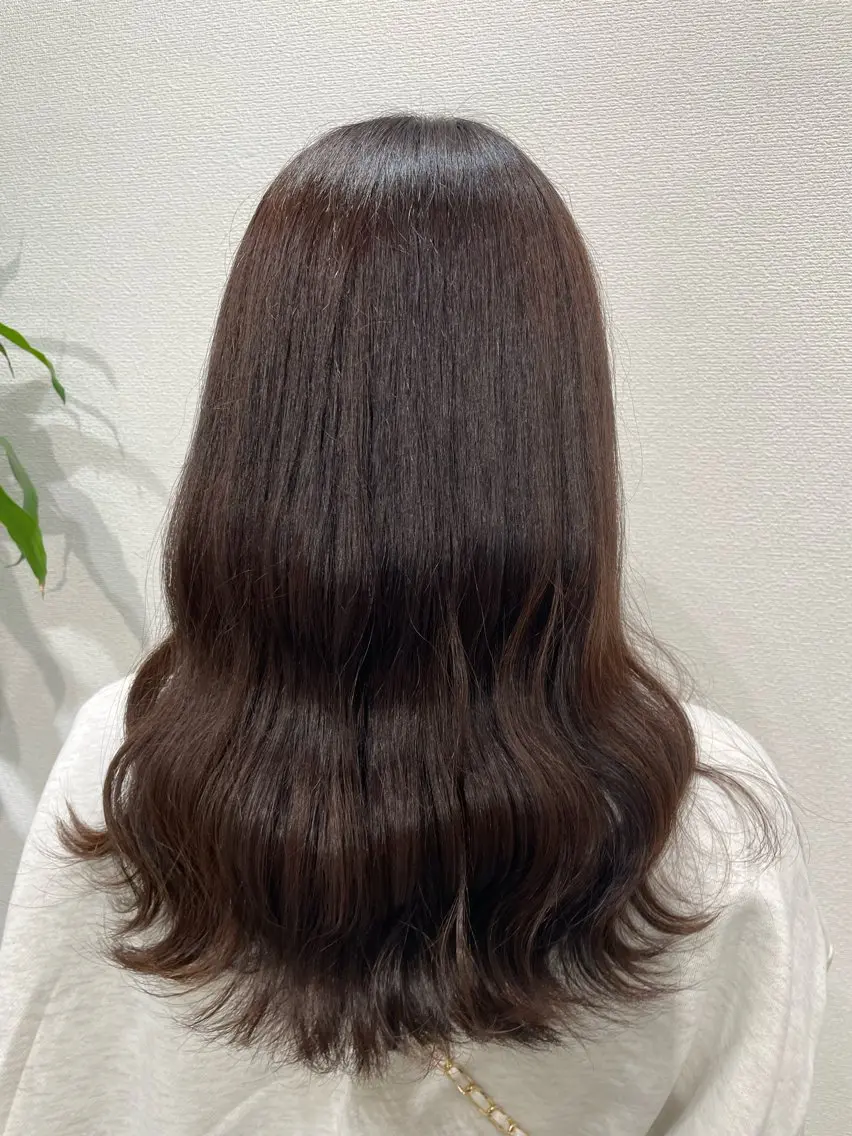 カラー ブラウンカラー ショコラブラウン ヘアカラー トリートメント momoka/ アイブロウWAX✨️のヘアスタイル
