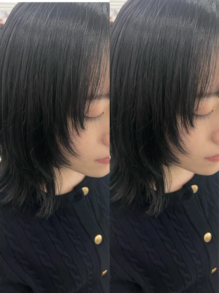 【🍒まとまりが欲しい方へおすすめ🍒】カット✖️しっとりまとまりトリートメント🧸の写真