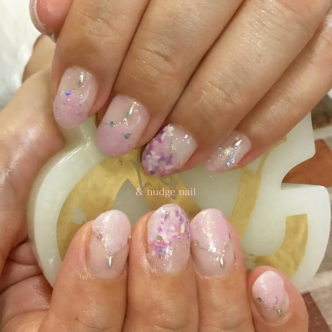 ネイル オフィスネイル ハンドネイル &nudgenail 本多のネイルデザイン