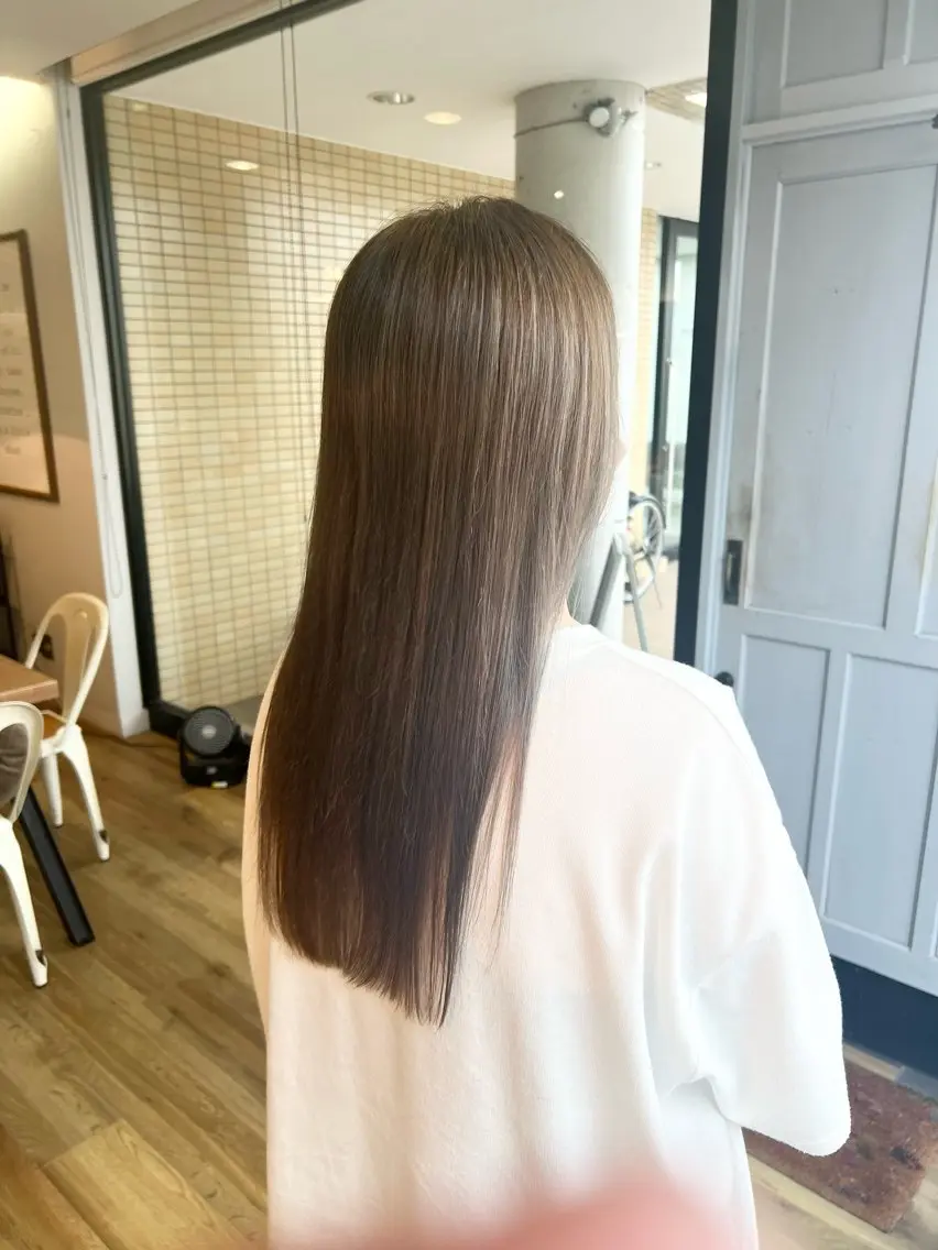 縮毛矯正 堀 望美のヘアスタイル