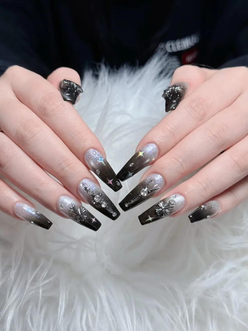 ネイル ボルドー チークネイル 長さ出し フレンチネイル ジェルネイル ハンドネイル VANI Belle Nailのネイルデザイン