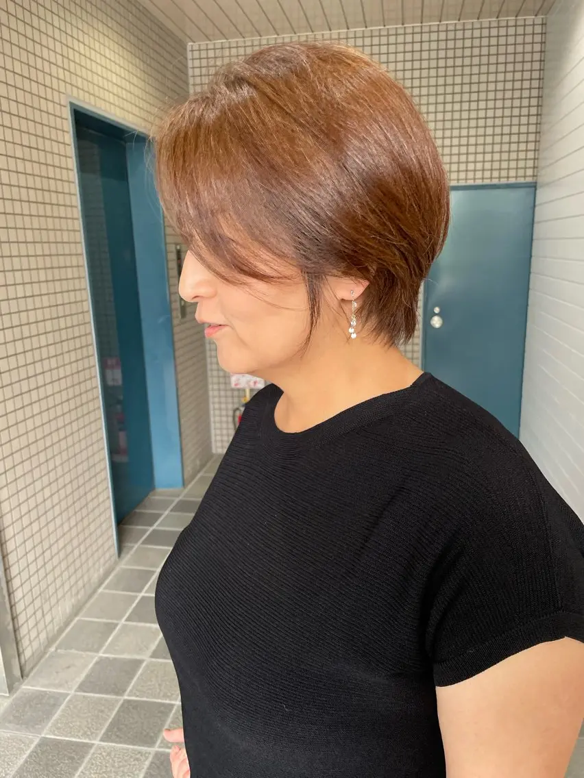 ショート カラー ブリーチ ダブルカラー ショートヘア 🫧ショート/ボブ 池袋西口・泡渕✂️のヘアスタイル