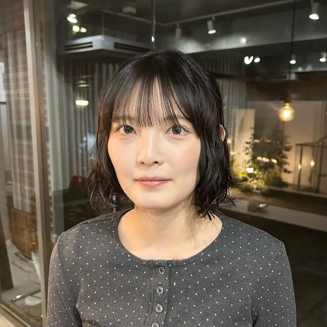 ミディアム パーマ パーマ レディース/ボブ パーマ/ 田中育斗のヘアスタイル