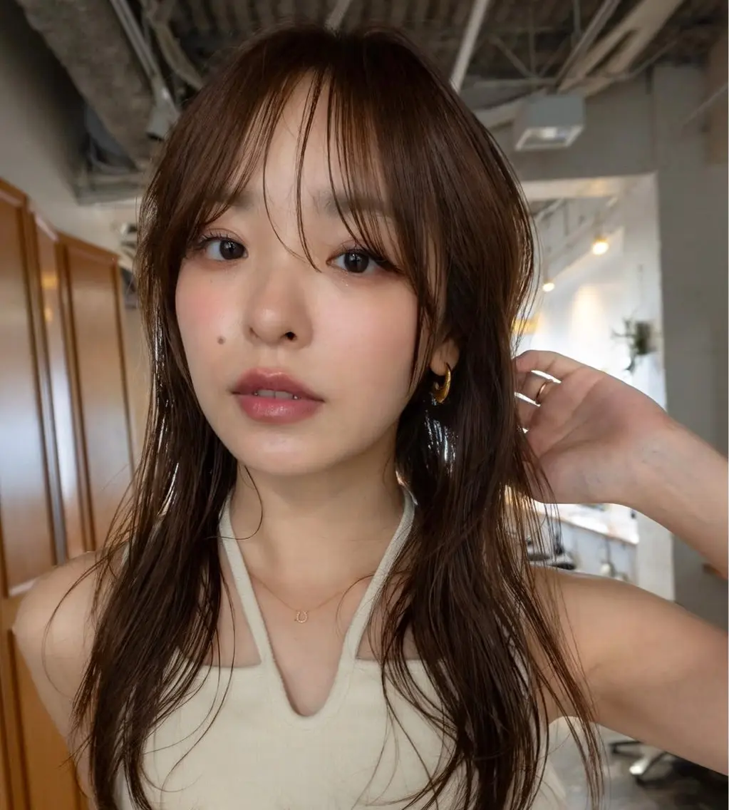 セミロング カラー モデル様募集中 RINのヘアスタイル