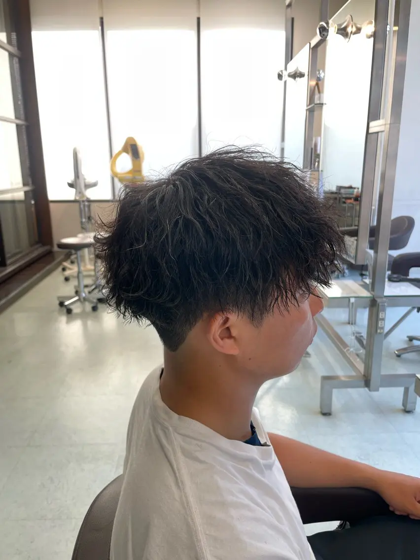 パーマ メンズ メンズパーマ 刈り上げ ✨似合わせ特化美容師 WILL上村 拳吾のヘアスタイル