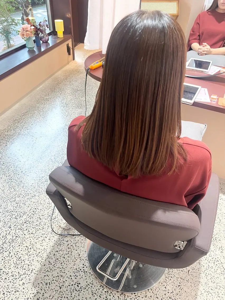 【リピーター様限定】似合わせカット＋髪質改善ストレート🌟の写真