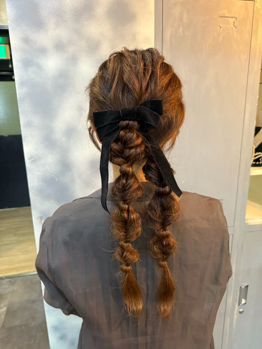 hair set🎀の写真
