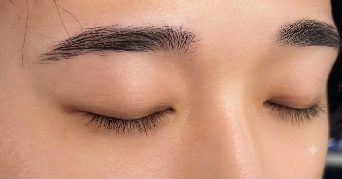 メンズ アイブロウ ワックス脱毛 眉カット 続橋 空良のヘアスタイル