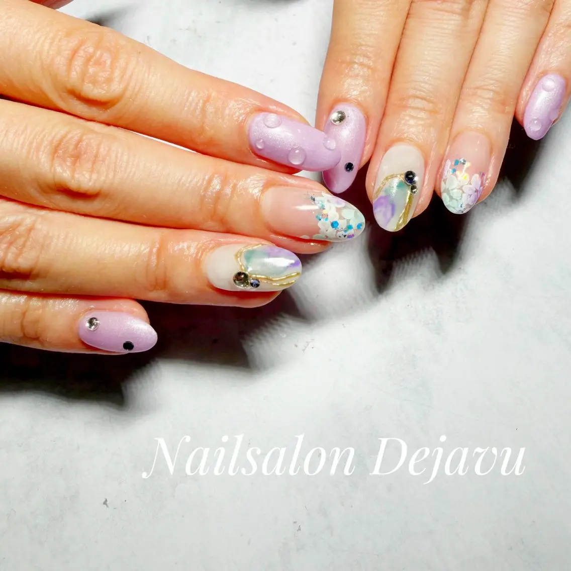 ネイル ハンドネイル Nail salon Dejavu 🌿のネイルデザイン