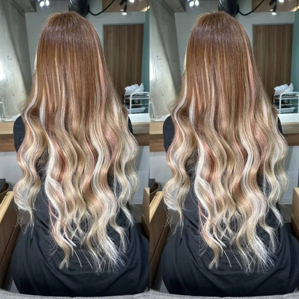 コテ巻き仕上げの写真