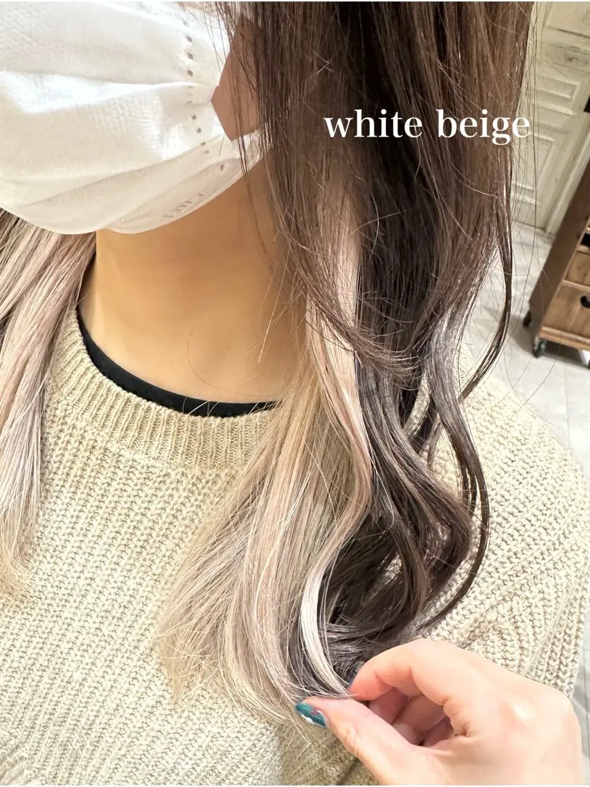 セミロング カット ヘアカラー トリートメント 美髪矯正/渡辺 りんのヘアスタイル