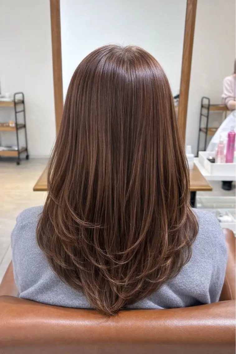 ロング カラー ゆい/髪質改善 ×艶カラー🫧のヘアスタイル