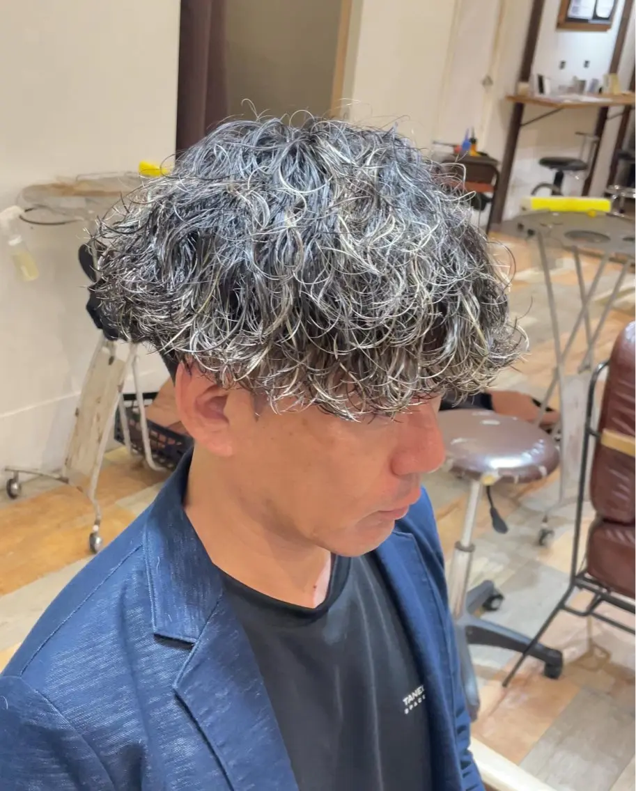 メンズ 髪質改善 メンズパーマゆうひのヘアスタイル