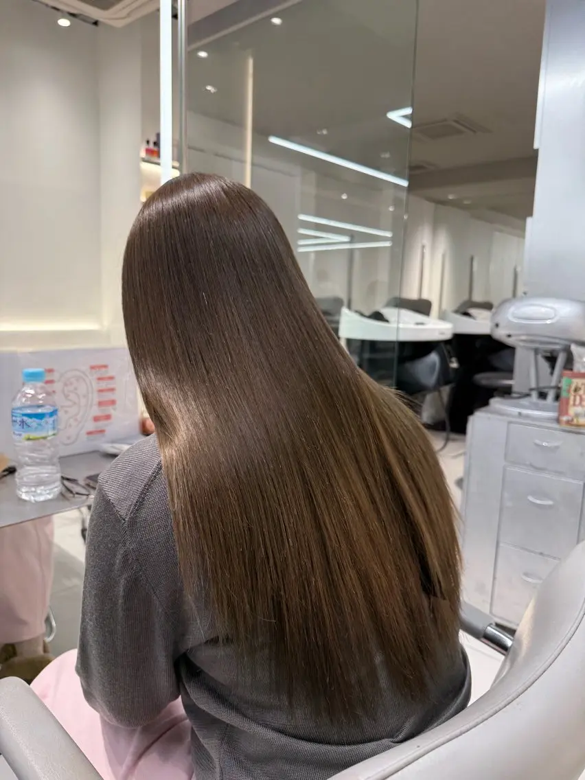 ロング カラー ベージュカラー オリーブベージュ オリーブカラー トリートメント /カラー/NAOKIのヘアスタイル
