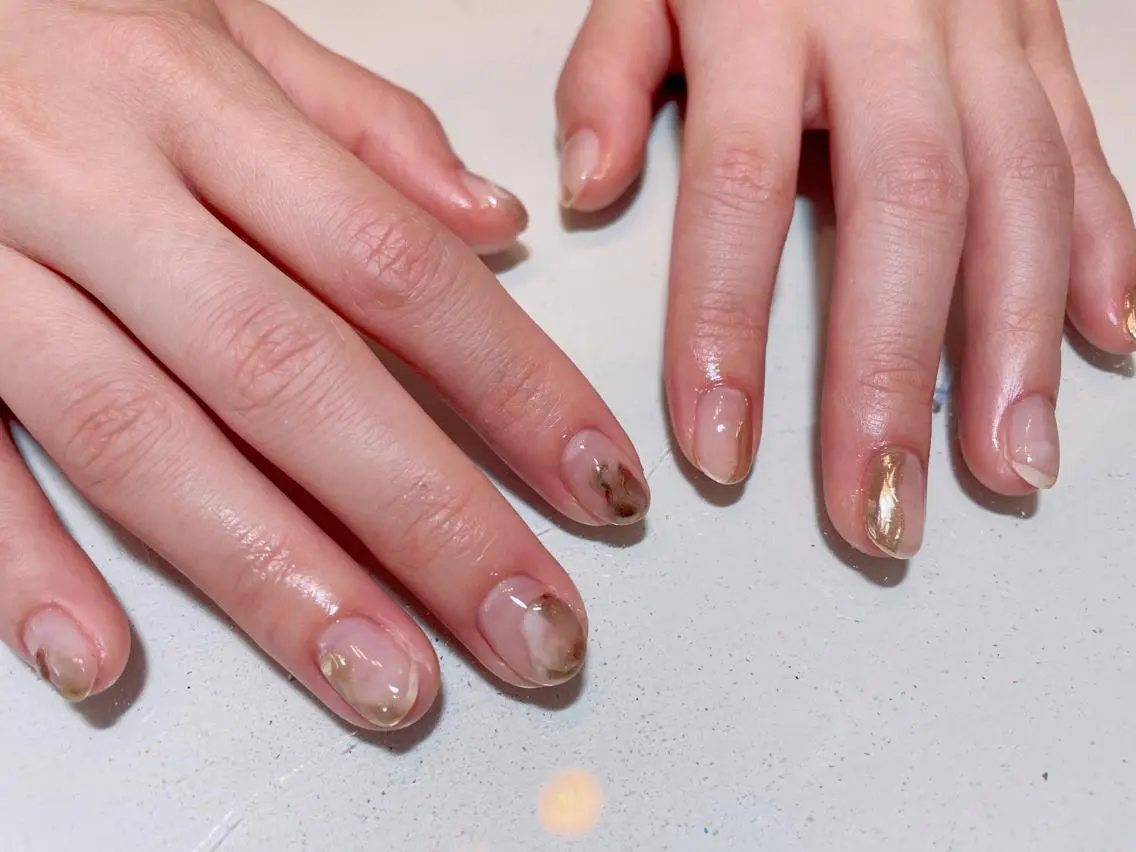 ネイル ジェルネイル マットネイル ミラーネイル ニュアンスネイル オフィスネイル ハンドネイル nail salon ラピスラズリのネイルデザイン