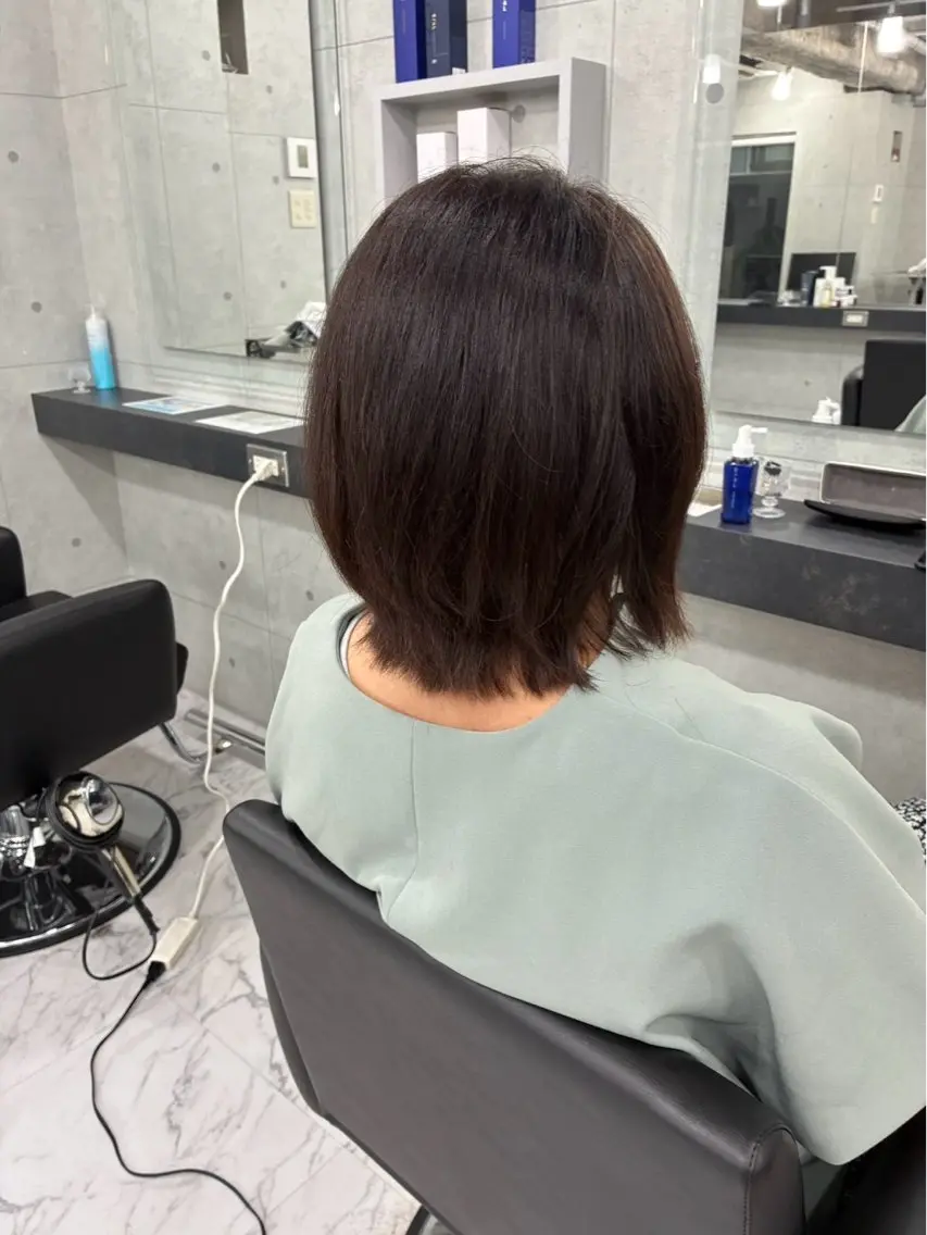 セミロング カラー Endearing 🌟銀座のヘアスタイル